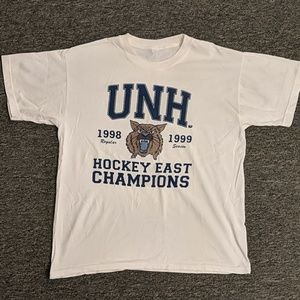UNH Wildcats Vintage Hockey East Champions T Shirt
